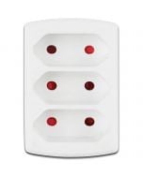 HLW LED Plug Set Aigi Soky 2300W LED Accessories - Euro Plug & Counter Plug, Child Safety, 10A White