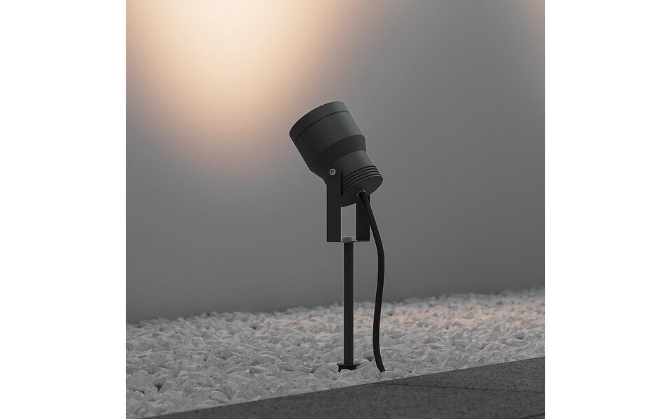 HLW LED Trion Bera 11W LED Spike Light - Warm White 3000K, Waterproof IP65, Anthracite Aluminum