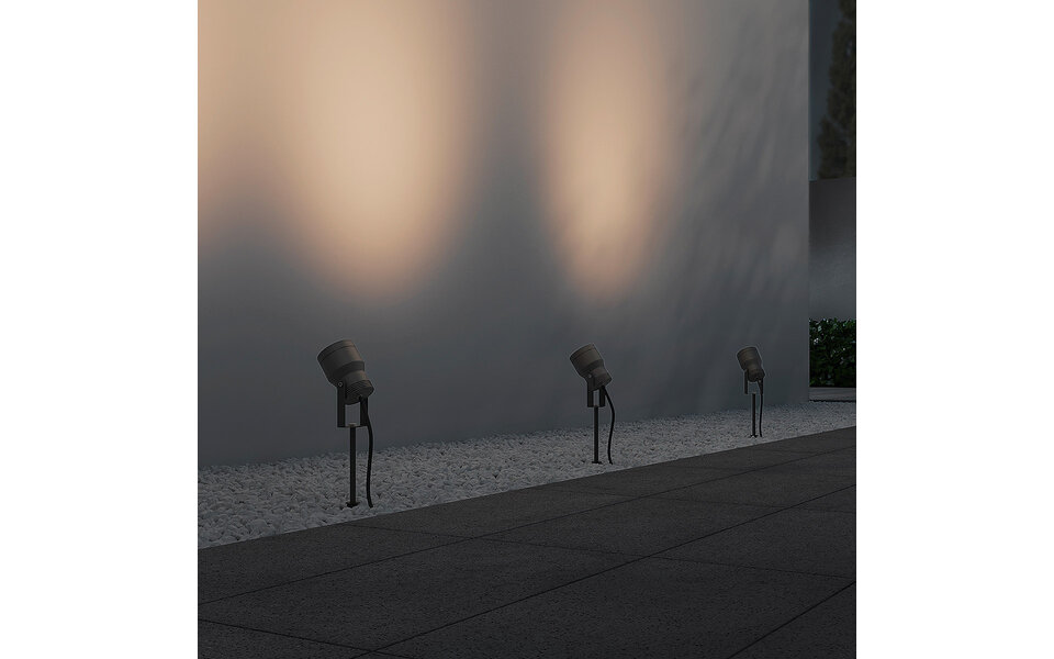 HLW LED Trion Bera 11W LED Prikspot - Warm Wit 3000K, Waterdicht IP65, Antraciet Aluminium HLW LED Trion Bera 11W LED Prikspot - Warm Wit 3000K, Waterdicht IP65, Antraciet Aluminium