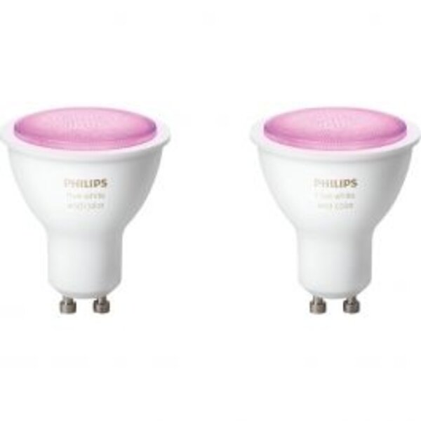 PHILIPS HUE PHILIPS HUE LED Spot GU10 - Dimbaar LED toebehoren met Bluetooth Duo Pack