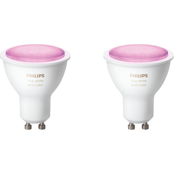 PHILIPS HUE PHILIPS HUE LED Spot GU10 - Dimbaar LED toebehoren met Bluetooth Duo Pack