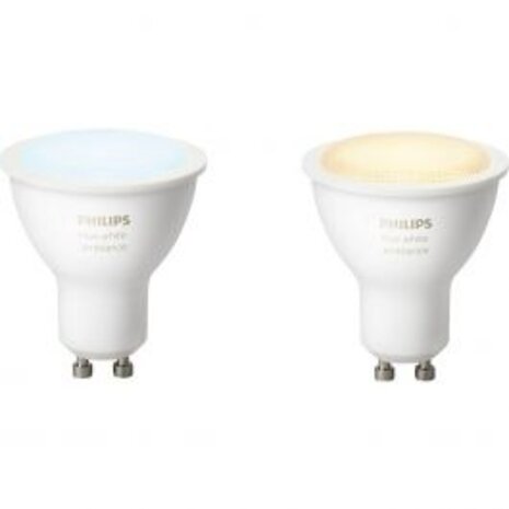 PHILIPS HUE LED Spot GU10 White Ambiance - Dimbaar Bluetooth Duo Pack