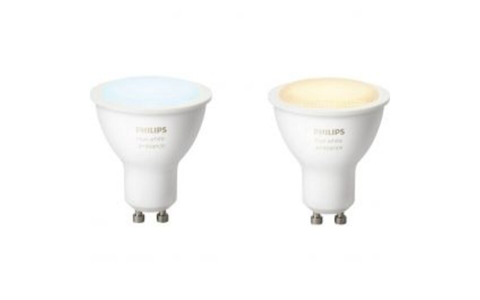 PHILIPS HUE PHILIPS HUE LED Spot GU10 White Ambiance - Dimmable Bluetooth Duo Pack PHILIPS HUE PHILIPS HUE LED Spot GU10 White Ambiance - Dimmable Bluetooth Duo Pack