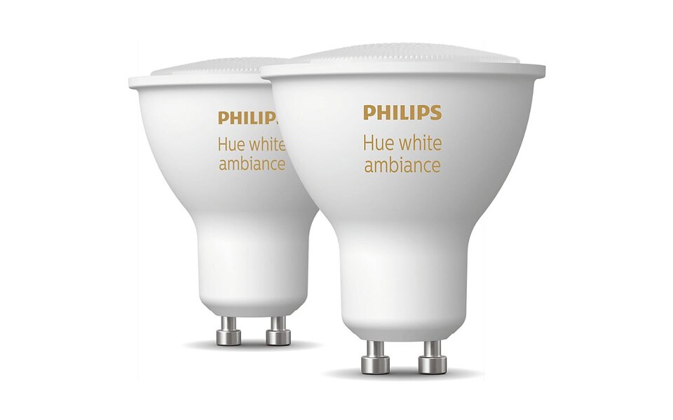 PHILIPS HUE PHILIPS HUE LED Spot GU10 White Ambiance - Dimmable Bluetooth Duo Pack PHILIPS HUE PHILIPS HUE LED Spot GU10 White Ambiance - Dimmable Bluetooth Duo Pack