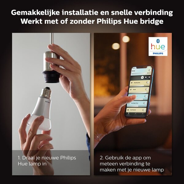 PHILIPS HUE PHILIPS HUE LED Spot GU10 White Ambiance - Dimmable Bluetooth Duo Pack