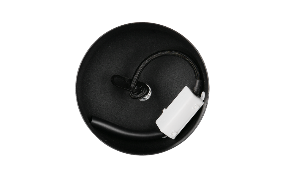 Trio Lighting Trio AMARILA hanglamp | 1x E27 max 40W | zwart | Ø 40 cm | IP20 | 150 cm