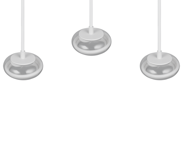 Trio Lighting Trio TARSIA buitenlamp | 3x LED 35W 5000Lm 4000K | chroom | 150 cm