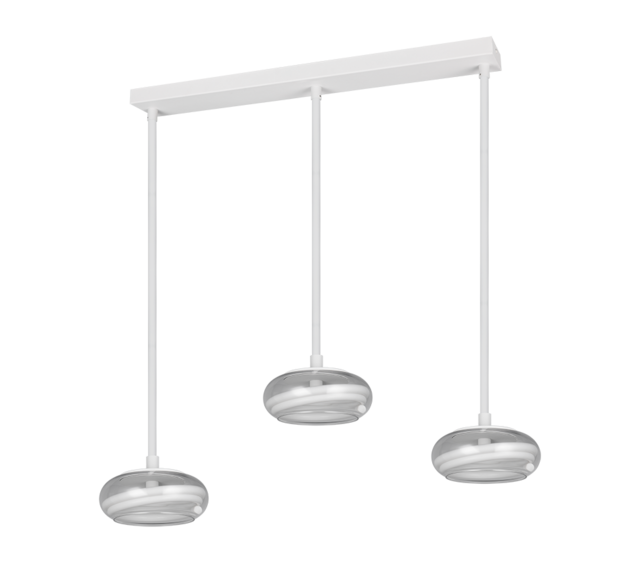 Trio Lighting Trio TARSIA buitenlamp | 3x LED 35W 5000Lm 4000K | chroom | 150 cm