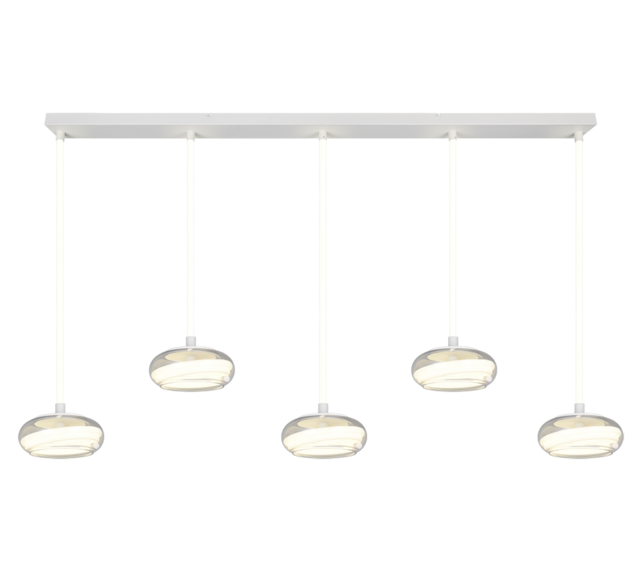 Trio Lighting Trio TARSIA buitenlamp | 5x LED 50W 7000Lm 4000K | chroom | 150 cm