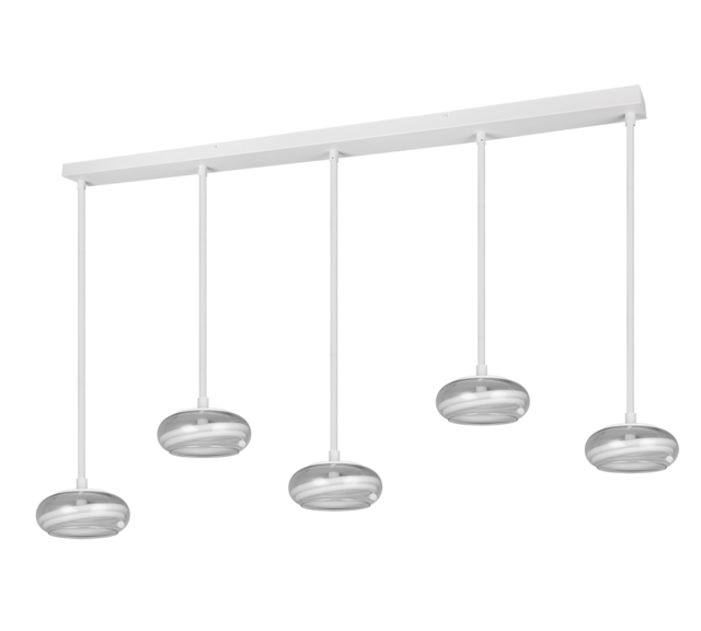 Trio Lighting Trio TARSIA buitenlamp | 5x LED 50W 7000Lm 4000K | chroom | 150 cm