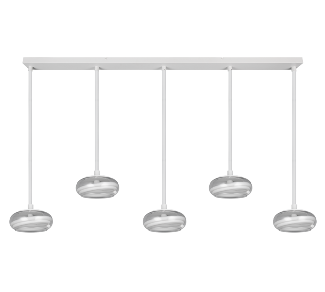 Trio Lighting Trio TARSIA buitenlamp | 5x LED 50W 7000Lm 4000K | chroom | 150 cm