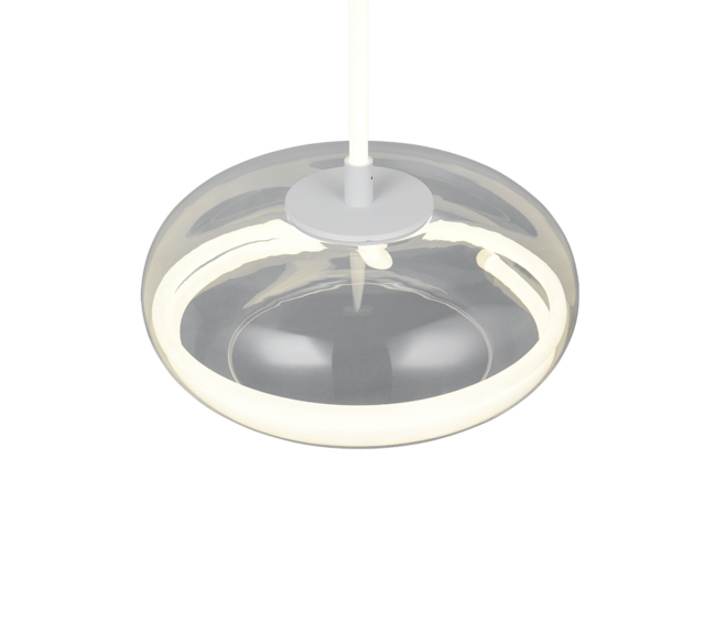 Trio Lighting Trio TARSIA hanglamp | 1x LED 25W 3500Lm 4000K | chroom | Ø 40 cm | IP20 | 150 cm