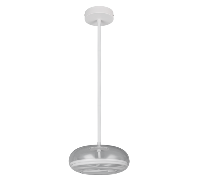 Trio Lighting Trio TARSIA hanglamp | 1x LED 25W 3500Lm 4000K | chroom | Ø 40 cm | IP20 | 150 cm