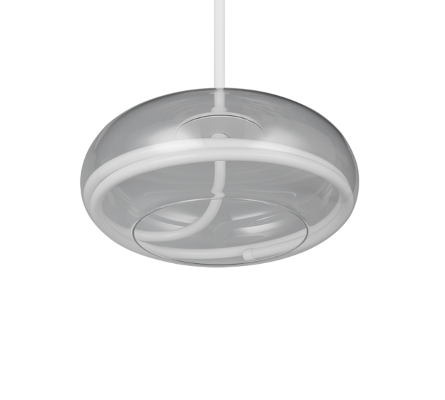 Trio Lighting Trio TARSIA hanglamp | 1x LED 25W 3500Lm 4000K | chroom | Ø 40 cm | IP20 | 150 cm