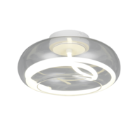 Trio TARSIA LED ceiling light | chrome | Ø 40 cm | IP20 Trio TARSIA LED ceiling light | chrome | Ø 40 cm | IP20
