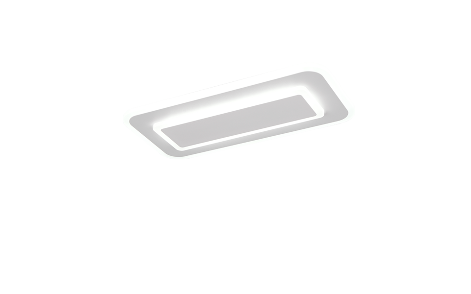 Trio Lighting Trio RIVA plafondlamp | LED | wit mat | 40 x 20 cm | IP20 | 1x 14W | 1500 lm | 2700-6500K | dimbaar Trio Lighting Trio RIVA plafondlamp | LED | wit mat | 40 x 20 cm | IP20 | 1x 14W | 1500 lm | 2700-6500K | dimbaar