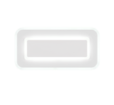 Trio Lighting Trio RIVA plafondlamp | LED | wit mat | 40 x 20 cm | IP20 | 1x 14W | 1500 lm | 2700-6500K | dimbaar