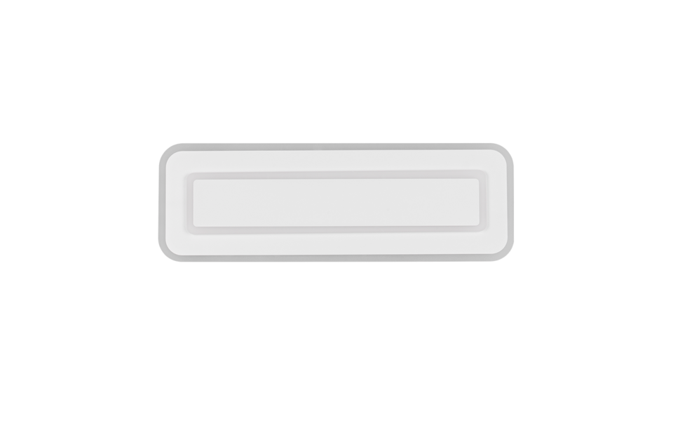 Trio Lighting Trio RIVA plafondlamp | LED | wit mat | 60 x 20 cm | IP20 | 1x 20W | 2300 lm | 2700-6500K | dimbaar