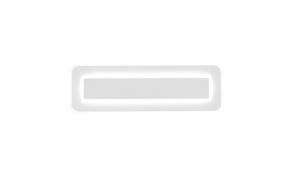 Trio Lighting Trio RIVA plafondlamp | LED | wit mat | 60 x 20 cm | IP20 | 1x 20W | 2300 lm | 2700-6500K | dimbaar
