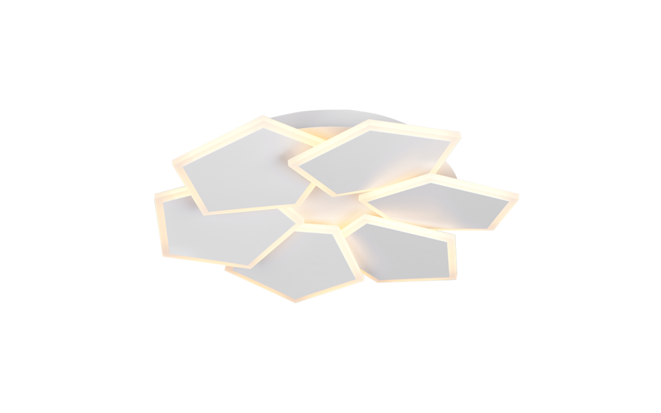 Trio Lighting Trio ZAYA plafondlamp | LED | wit mat | Ø 50,5 cm | IP20 | 1x 34W | 3900 lm | 2700-6500K | dimbaar