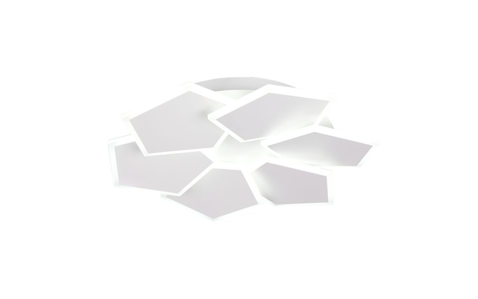 Trio Lighting Trio ZAYA LED ceiling light | 1x 36W 4500 lm 2700-6500K | chrome | IP20 | 8 cm Trio Lighting Trio ZAYA LED ceiling light | 1x 36W 4500 lm 2700-6500K | chrome | IP20 | 8 cm
