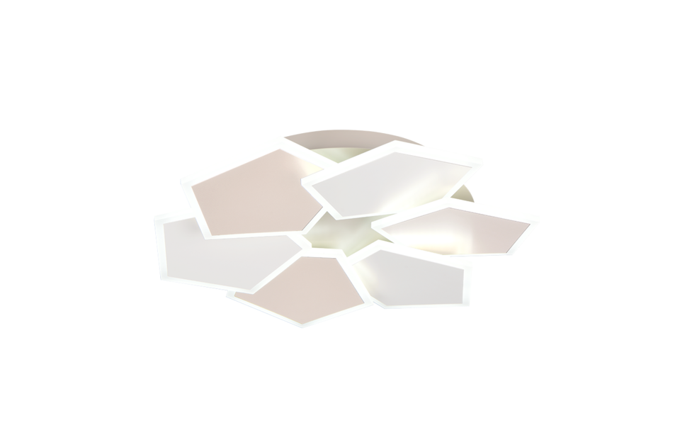 Trio Lighting Trio ZAYA LED ceiling light | 1x 36W 4500 lm 2700-6500K | mocha brown | Ø 52 cm | IP20 | 8 cm