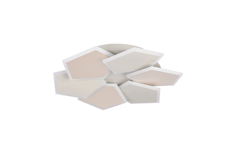 Trio Lighting Trio ZAYA LED ceiling light | 1x 36W 4500 lm 2700-6500K | mocha brown | Ø 52 cm | IP20 | 8 cm