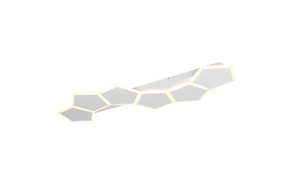 Trio Lighting Trio ZAYA LED ceiling light | 1x 36W 4500 lm 2700-6500K | chrome | IP20 | 4.5 cm