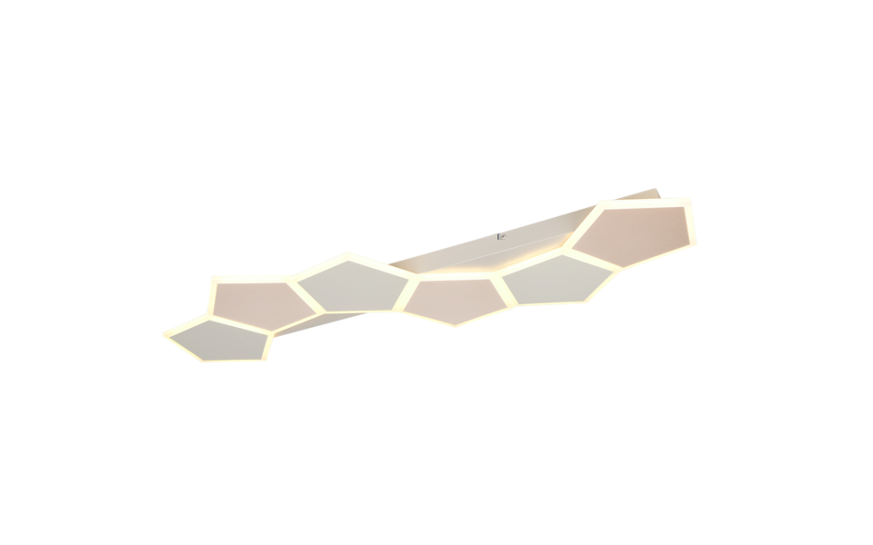 Trio Lighting Trio ZAYA plafondlamp | LED | koffie | 99 x 39,5 cm | IP20 | 1x 34W | 3900 lm | 2700-6500K | dimbaar