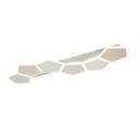 Trio Lighting Trio ZAYA LED ceiling light | 1x 36W 4500 lm 2700-6500K | mocha brown | IP20 | 4.5 cm