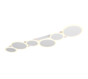 Trio Lighting Trio OVELA LED ceiling light | 1x 36W 4500 lm 2700-6500K | chrome | IP20 | 4.5 cm