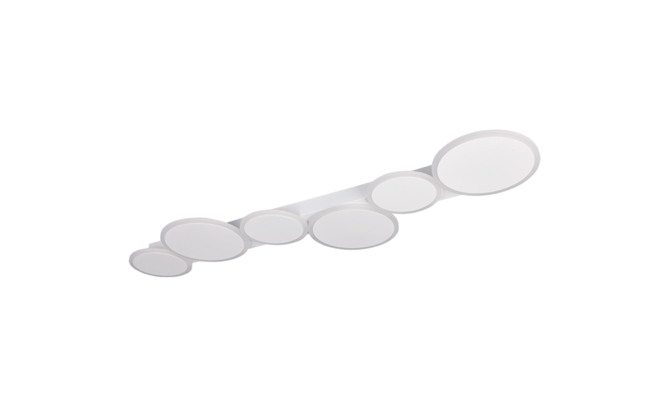 Trio Lighting Trio OVELA LED ceiling light | 1x 36W 4500 lm 2700-6500K | chrome | IP20 | 4.5 cm
