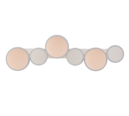 Trio Lighting Trio OVELA LED ceiling light | 1x 36W 4500 lm 2700-6500K | mocha brown | IP20 | 4.5 cm