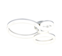 Trio Lighting Trio MOVA plafondlamp | LED | chroom | 51 x 40,5 cm | IP20 | 1x 32W | 4200 lm | 4000K