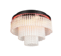 Trio Lighting Trio VONO plafondlamp | LED | mat zwart | Ø 40 cm | IP20 | 17W,3W | 1900 lm, 1x 360 lm | 2700-6500K