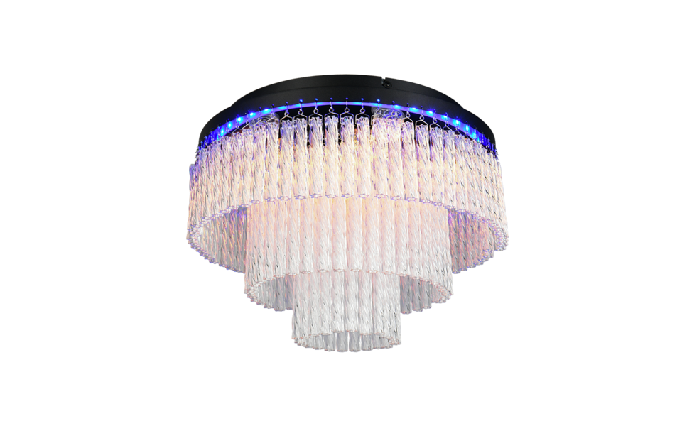 Trio Lighting Trio VONO plafondlamp | LED | mat zwart | Ø 40 cm | IP20 | 17W,3W | 1900 lm, 1x 360 lm | 2700-6500K Trio Lighting Trio VONO plafondlamp | LED | mat zwart | Ø 40 cm | IP20 | 17W,3W | 1900 lm, 1x 360 lm | 2700-6500K