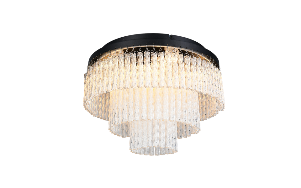 Trio Lighting Trio VONO LED ceiling light | 1x 21W 2520 lm 2700-6500K | black | Ø 40 cm | IP20 | 30 cm