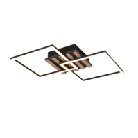 Trio ZARO LED ceiling light | black | IP20 Trio ZARO LED ceiling light | black | IP20