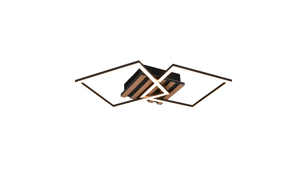 Trio Lighting Trio ZARO LED ceiling light | 1x 20W 2500 lm 3000K | black | IP20 | 7.5 cm Trio Lighting Trio ZARO LED ceiling light | 1x 20W 2500 lm 3000K | black | IP20 | 7.5 cm
