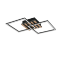 Trio Lighting Trio ZARO LED ceiling light | 1x 20W 2500 lm 3000K | black | IP20 | 7.5 cm