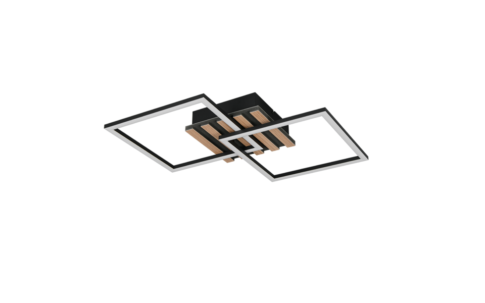 Trio Lighting Trio ZARO LED ceiling light | 1x 20W 2500 lm 3000K | black | IP20 | 7.5 cm Trio Lighting Trio ZARO LED ceiling light | 1x 20W 2500 lm 3000K | black | IP20 | 7.5 cm