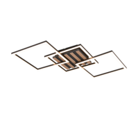 Trio ZARO ceiling light | black | IP20