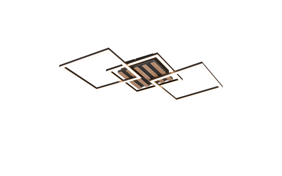 Trio Lighting Trio ZARO ceiling light | black | IP20 | 8.5 cm Trio Lighting Trio ZARO ceiling light | black | IP20 | 8.5 cm