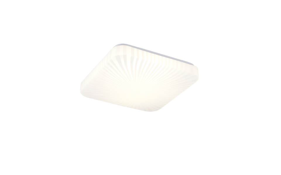 Trio Lighting Trio MANDRIA II plafondlamp | LED | wit | 27 x 27 cm | IP20 | 1x 16W | 1600 lm | 4000K Trio Lighting Trio MANDRIA II plafondlamp | LED | wit | 27 x 27 cm | IP20 | 1x 16W | 1600 lm | 4000K