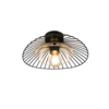 Trio LAURIS ceiling light | E27 | black | Ø 30 cm | IP20