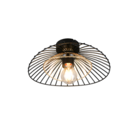Trio LAURIS plafondlamp | mat zwart | IP20 | E27 Fitting Trio LAURIS plafondlamp | mat zwart | IP20 | E27 Fitting
