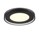 Trio Lighting Trio SOLEA ceiling light | 37W | black | Ø 40 cm | IP20 | 7.5 cm