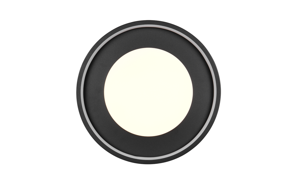 Trio Lighting Trio SOLEA plafondlamp | LED | mat zwart | Ø 40 cm | IP20 | 1x 36W | 4700 lm | 3000K