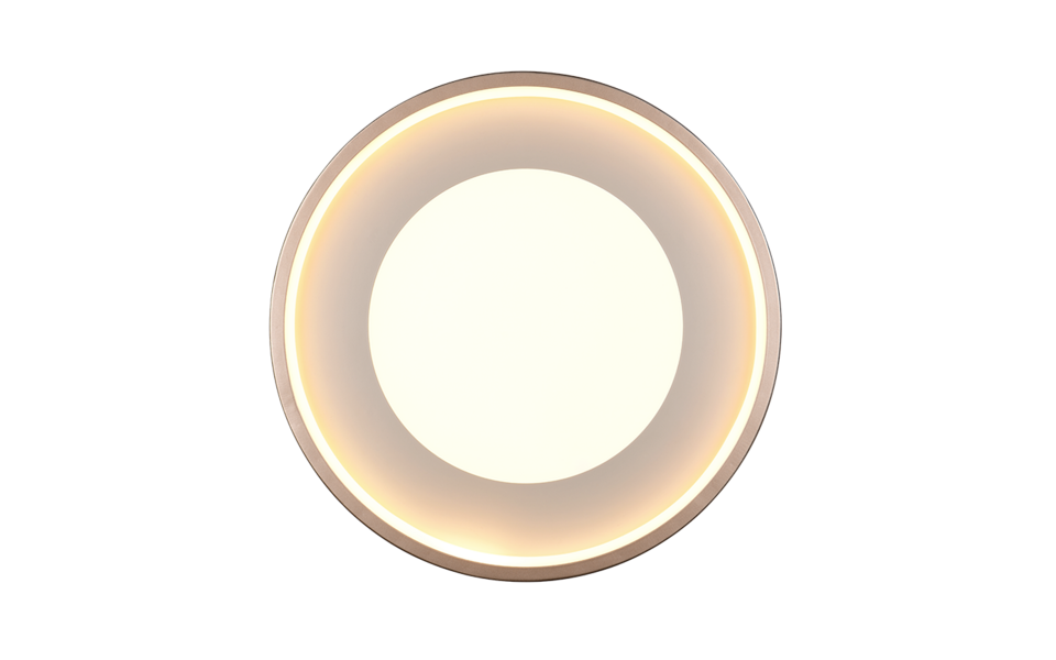 Trio Lighting Trio SOLEA ceiling light | 37W | mocha brown | Ø 40 cm | IP20 | 7.5 cm