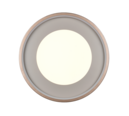Trio Lighting Trio SOLEA plafondlamp | LED | koffie | Ø 40 cm | IP20 | 1x 36W | 4700 lm | 3000K